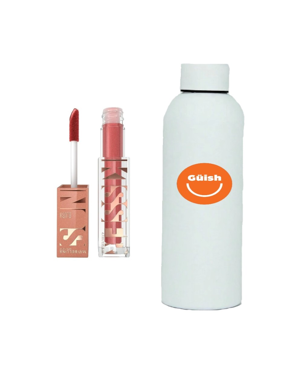 Iluminador Colorete Rosa Maybelline + Termo GRATIS GÜISH