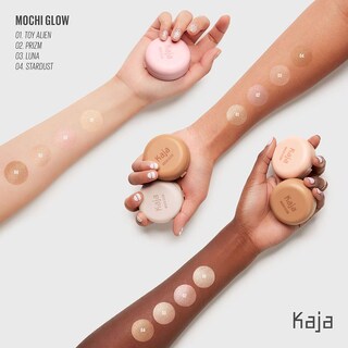 Foto 2 | Iluminador Kaja Mochi Glow Bouncy 03 Luna Libre De Crueldad - Venta Internacional.