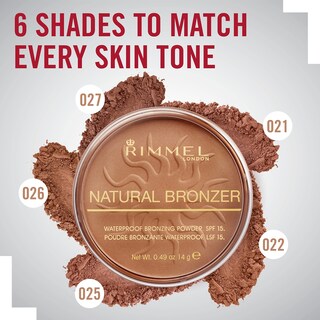 Foto 2 | Bronzer Rimmel London Natural 021 Sun Light, Acabado Mate, 14 Ml - Venta Internacional.