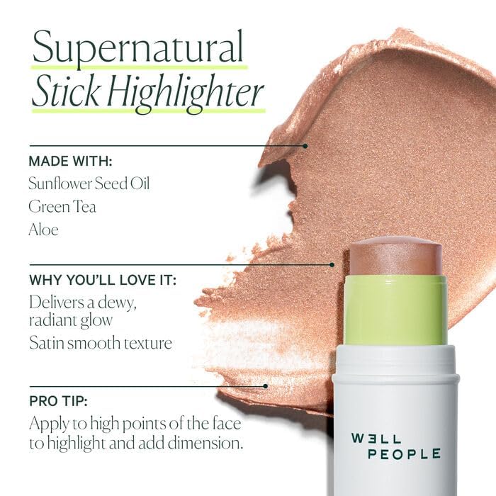 Foto 5 pulgar | Highlight Stick Well People Supernatural Rose Glow Vegan - Venta Internacional.