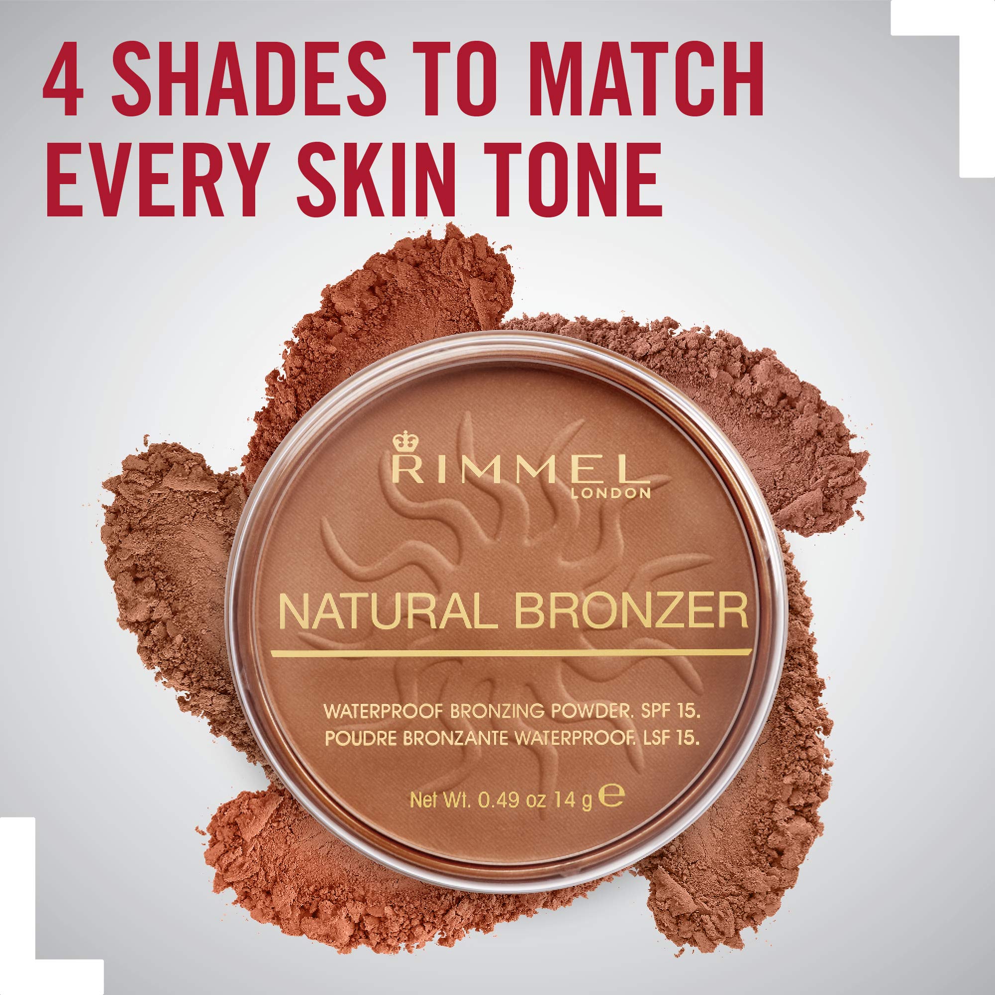Foto 7 pulgar | Bronceador Rimmel London Natural 020 Sunshine, Acabado Mate, 14 Ml - Venta Internacional.