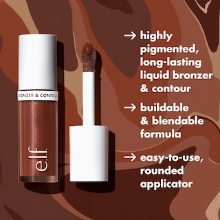 Foto 4 | Bronzer & Contour E.l.f. Camo Liquid Vegan 4 Light/medium - Venta Internacional.