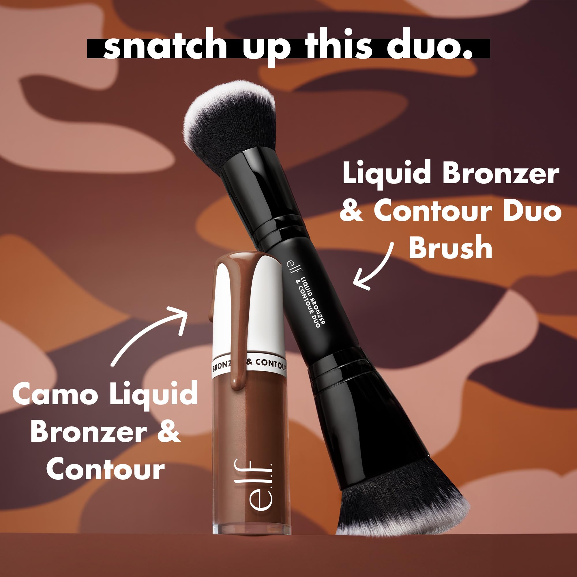 Foto 6 pulgar | Bronzer & Contour E.l.f. Camo Liquid Vegan 4 Light/medium - Venta Internacional.