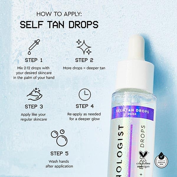 Foto 3 | Medio Autobronceador Tanologist Para Rostro Y Cuerpo, 30 Ml, Vegano - Venta Internacional.