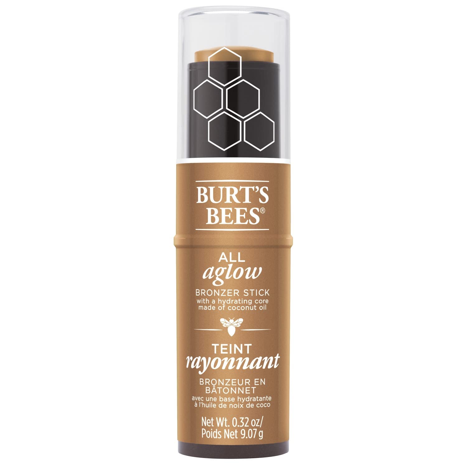 Foto 3 pulgar | Barra Bronceadora Burt's Bees All Aglow Golden Shimmer, 9 Ml - Venta Internacional.