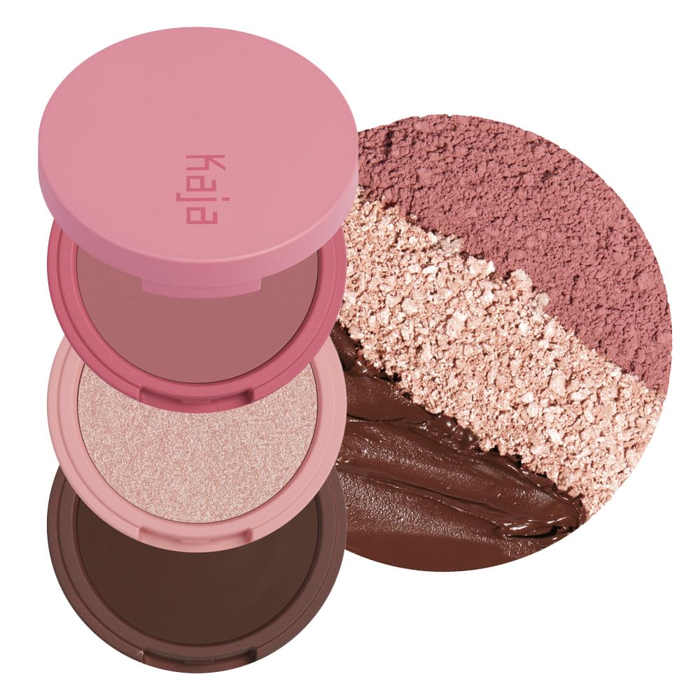 Colorete E Iluminador Palette Kaja Play Bento Dolce Cappuccino - Venta Internacional.