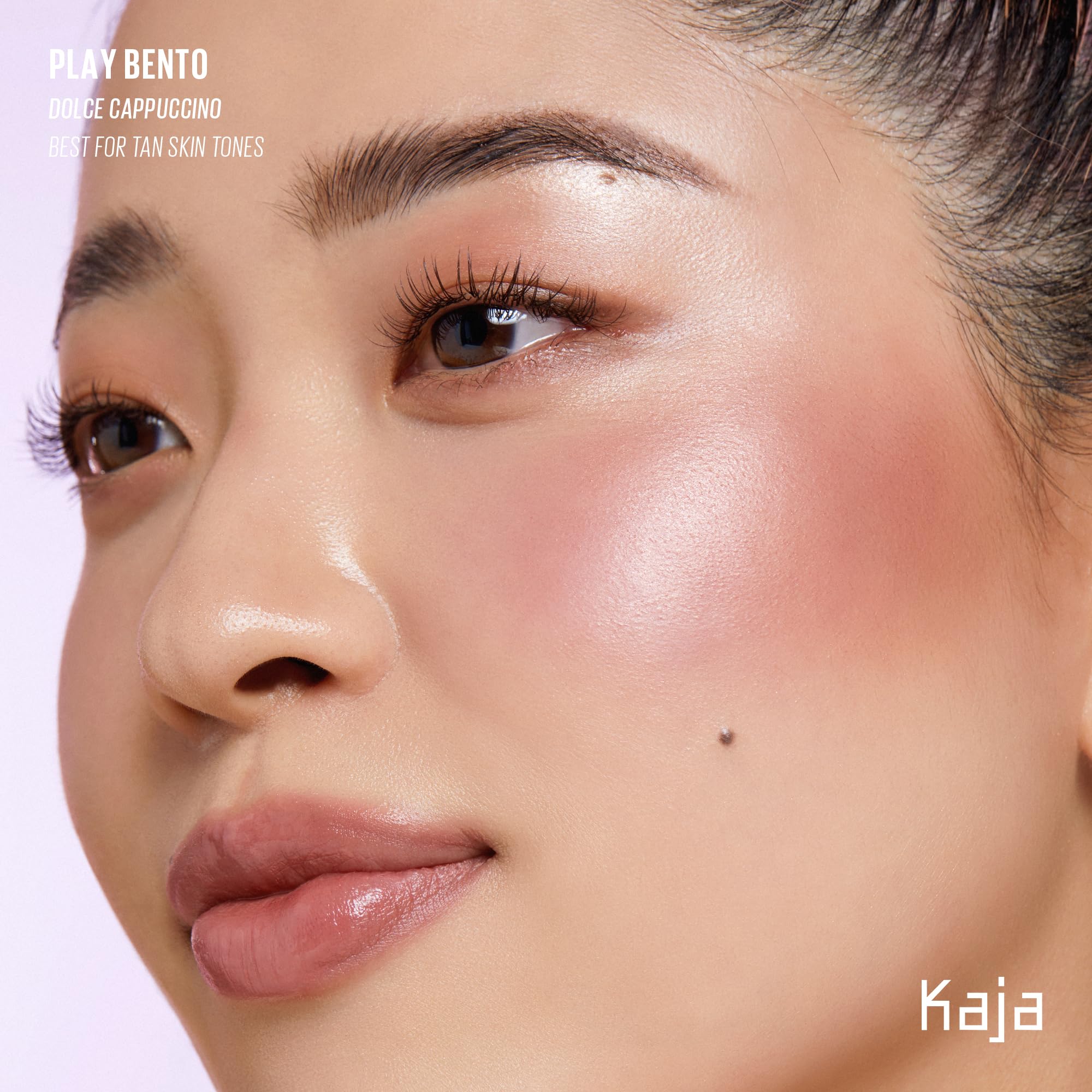 Foto 4 pulgar | Colorete E Iluminador Palette Kaja Play Bento Dolce Cappuccino - Venta Internacional.