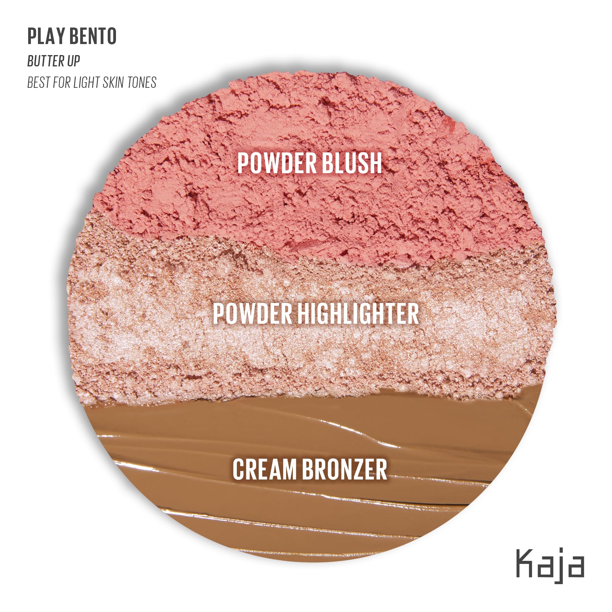 Foto 3 pulgar | Paleta De Maquillaje Kaja Play Bento Butter Up Con Colorete Y Bronceador - Venta Internacional.