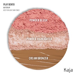 Foto 2 | Paleta De Maquillaje Kaja Play Bento Butter Up Con Colorete Y Bronceador - Venta Internacional.