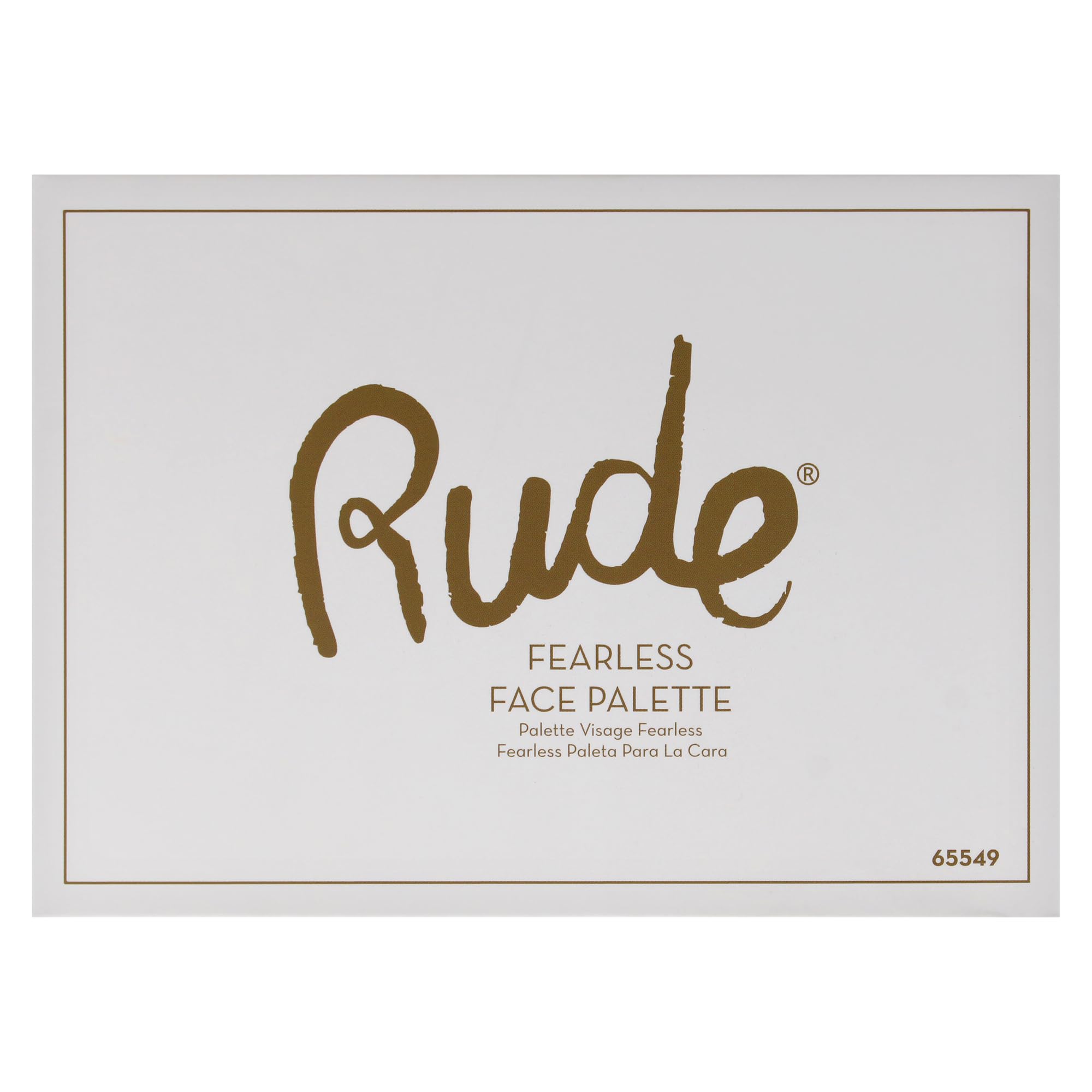 Foto 6 pulgar | Paleta Facial Rude Cosmetics Fearless Para Mujer  18 8 Ml - Venta Internacional.