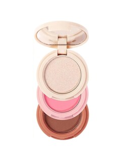 Foto 2 | Set Maquillaje 3 En 1 En Polvo Contorno Iluminador + Gratis Termo Güish De Regalo