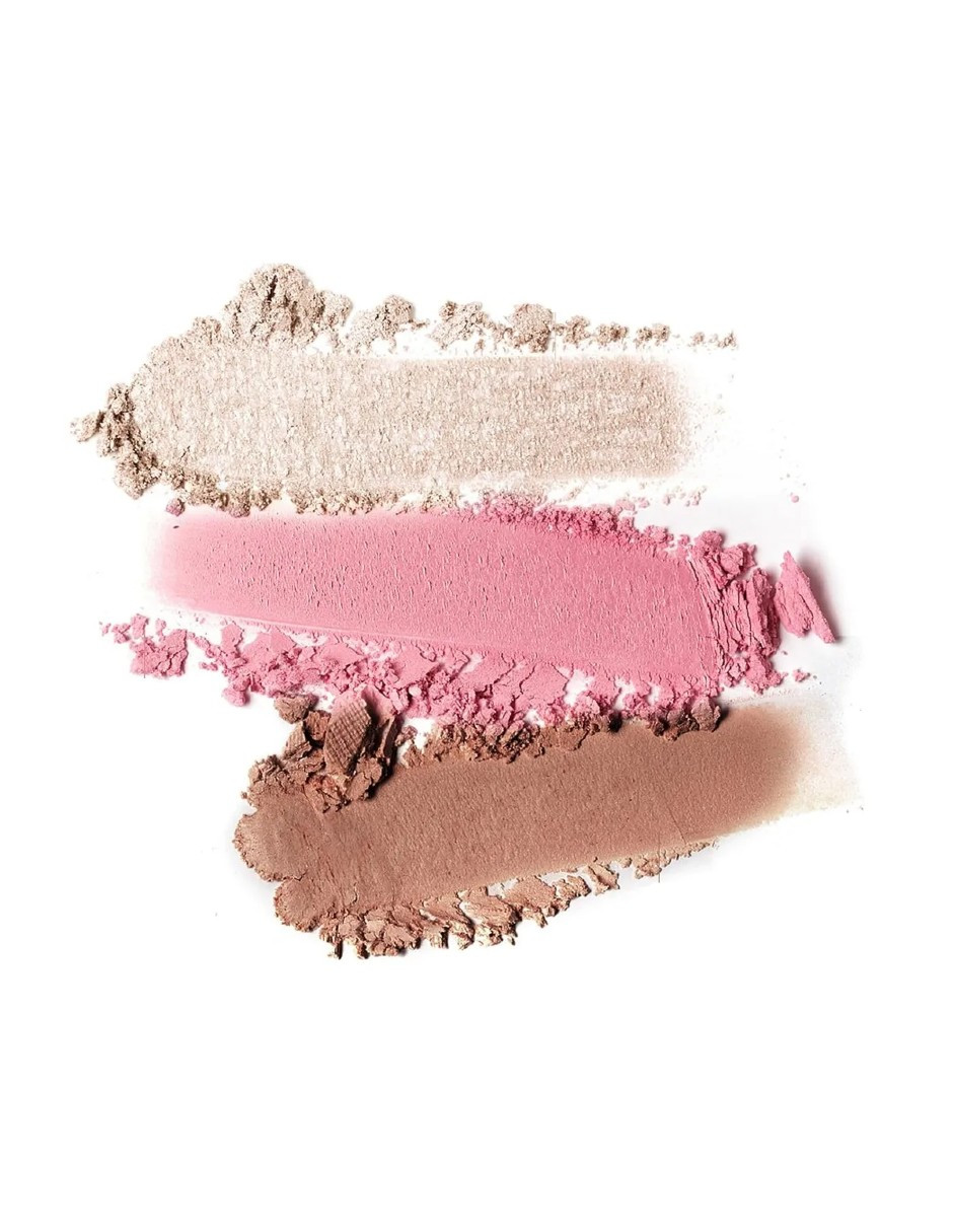 Foto 4 pulgar | Set Maquillaje 3 En 1 En Polvo Contorno Iluminador + Gratis Termo Güish De Regalo