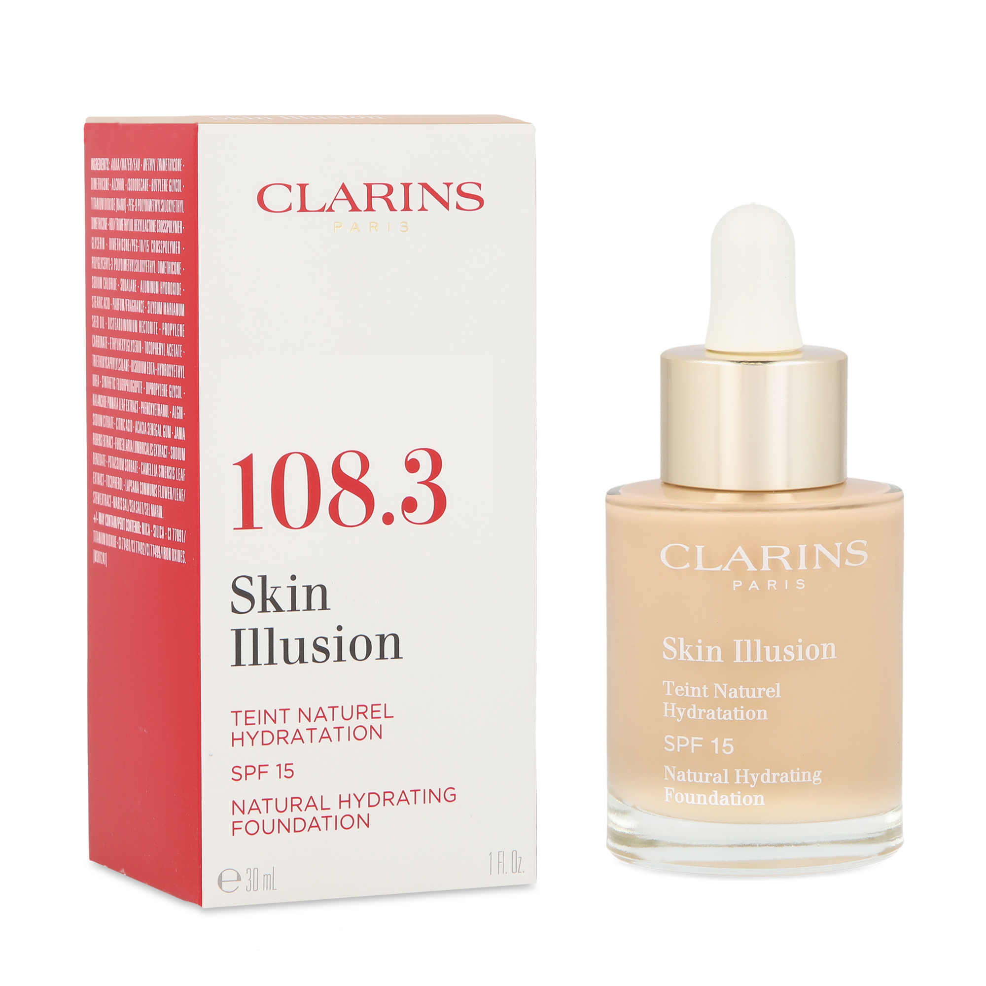 Foto 2 pulgar | Base de Maquillaje Clarins 80039695 Skin Illusion SPF15