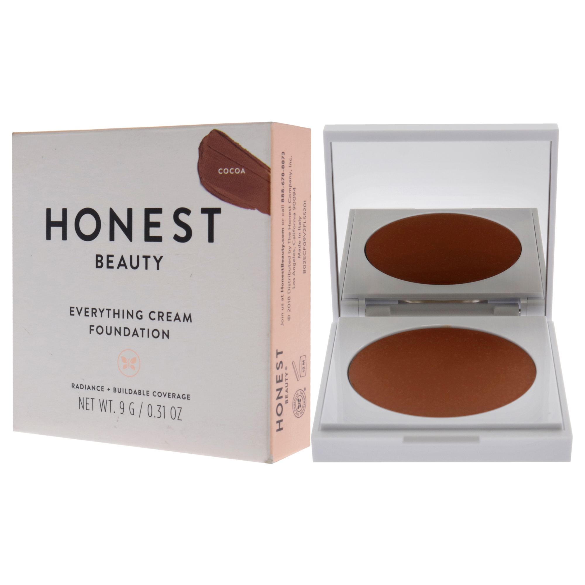 Foto 5 pulgar | Base de Maquillaje The Honest Company Cocoa 9 g