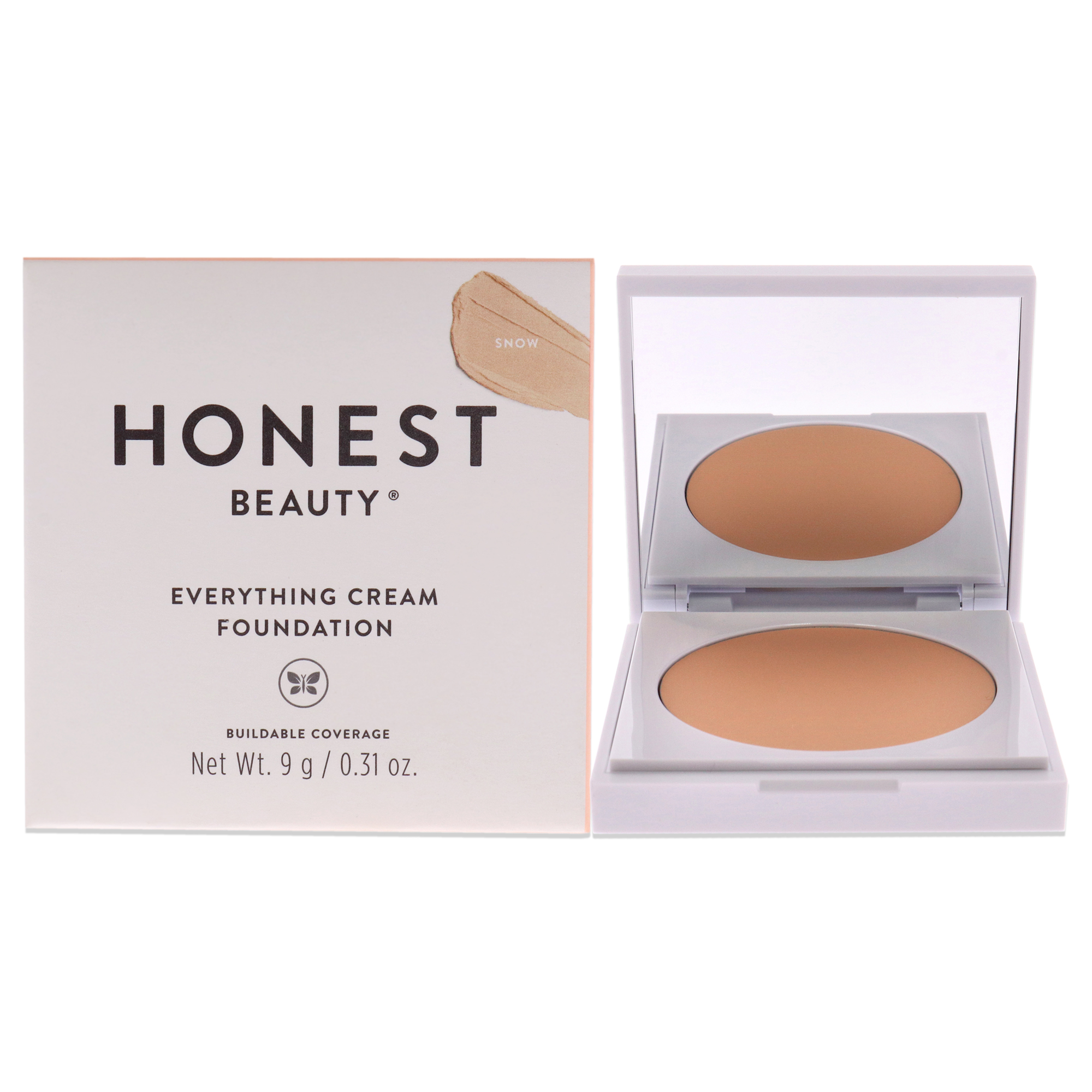 Foto 2 pulgar | Base de Maquillaje Everything Cream Foundation Compact Snow Honest Beige Colour