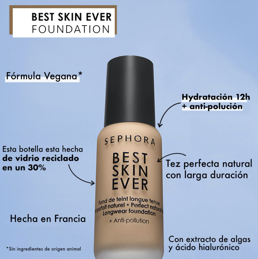 Foto 3 pulgar | Best Skin Ever Long Wear Foundation Perfect Natural Complexion + Anti-pollution  21.5