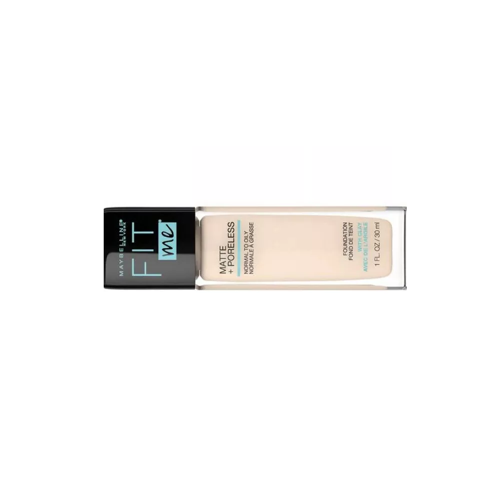 Foto 4 pulgar | Base de Maquillaje Maybelline Fit Me FPS 22 Mate Tono 110 Porcelain 30 ml