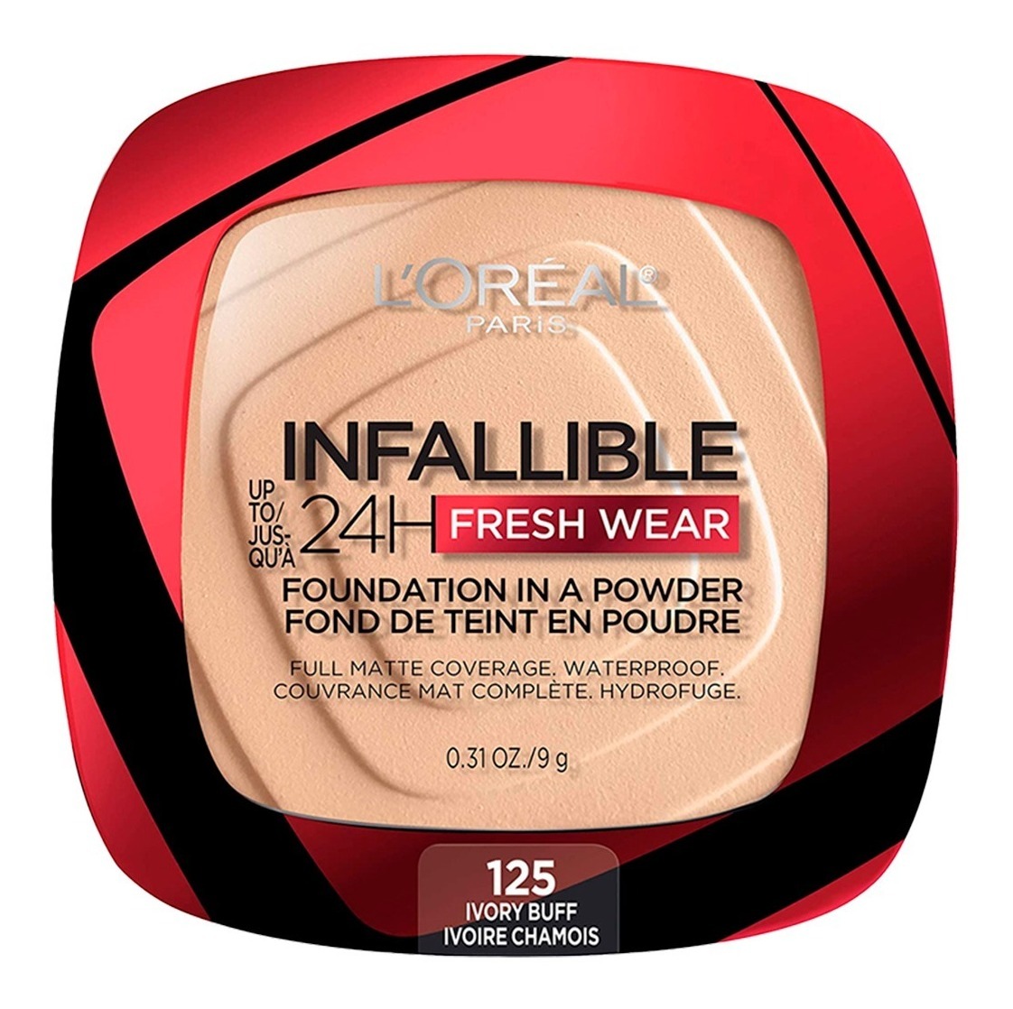 Foto 2 pulgar | Base en Polvo L´oréal Paris Compacto Infallible Freshwear 9g Ivory Buff