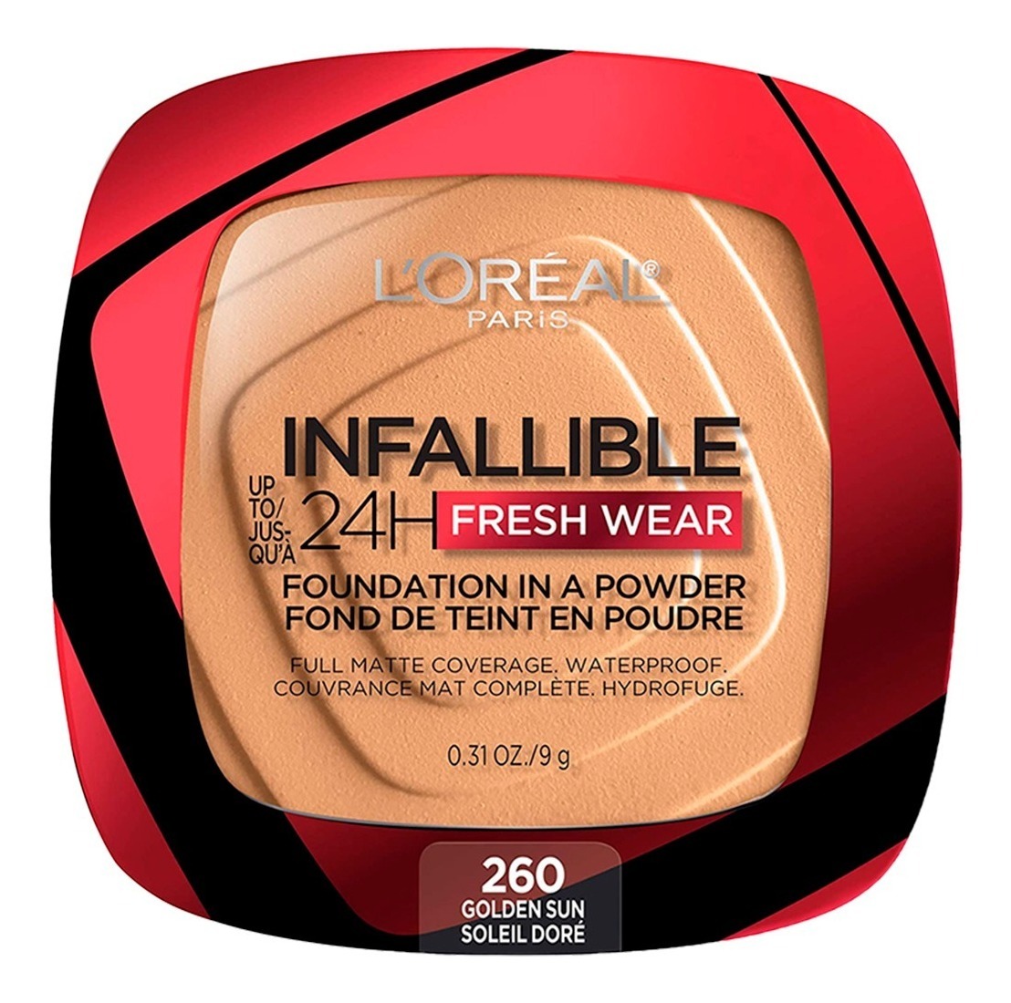 Foto 2 pulgar | Base en Polvo L´oréal Paris Compacto Infallible Freshwear 9g Golden Sun