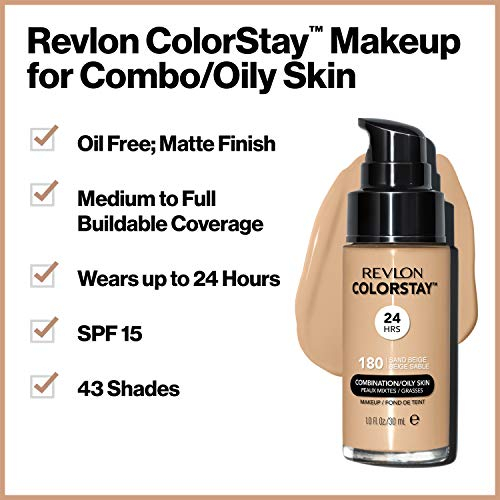 Foto 4 pulgar | Venta Internacional - Base de Maquillaje Revlon Colorstay 250 Fresh Beige Semimate