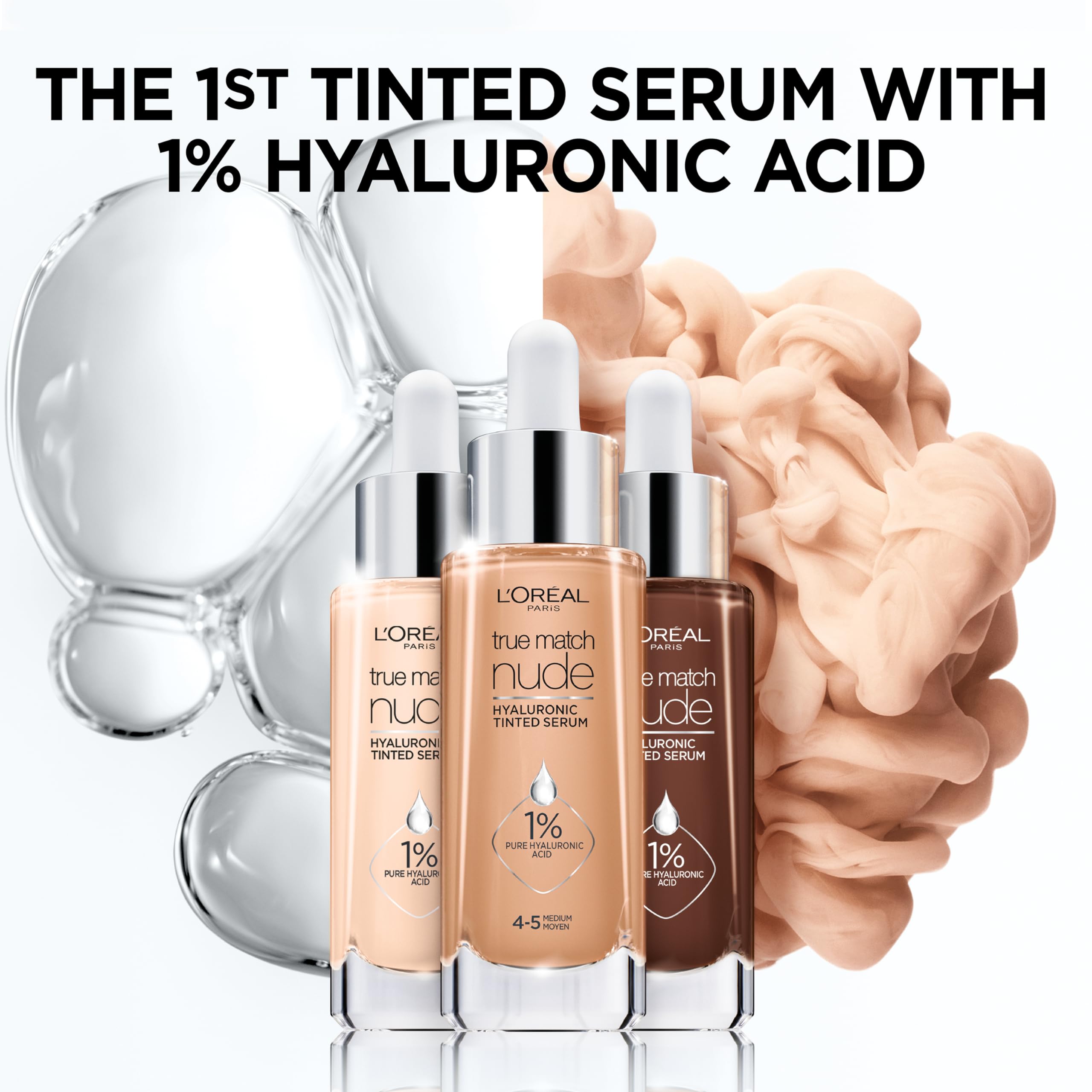 Foto 3 pulgar | Venta Internacional - Base de Maquillaje Tintada L'Oréal Paris True Match Nude Hyaluronic