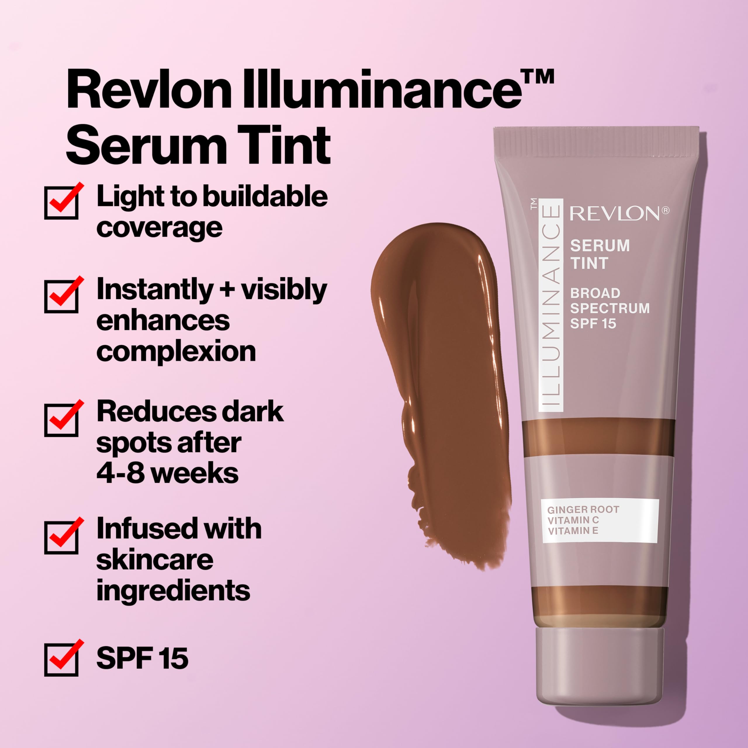 Foto 4 pulgar | Venta Internacional - Sérum Teñido Revlon Illuminance Triple Hialurónico Spf15