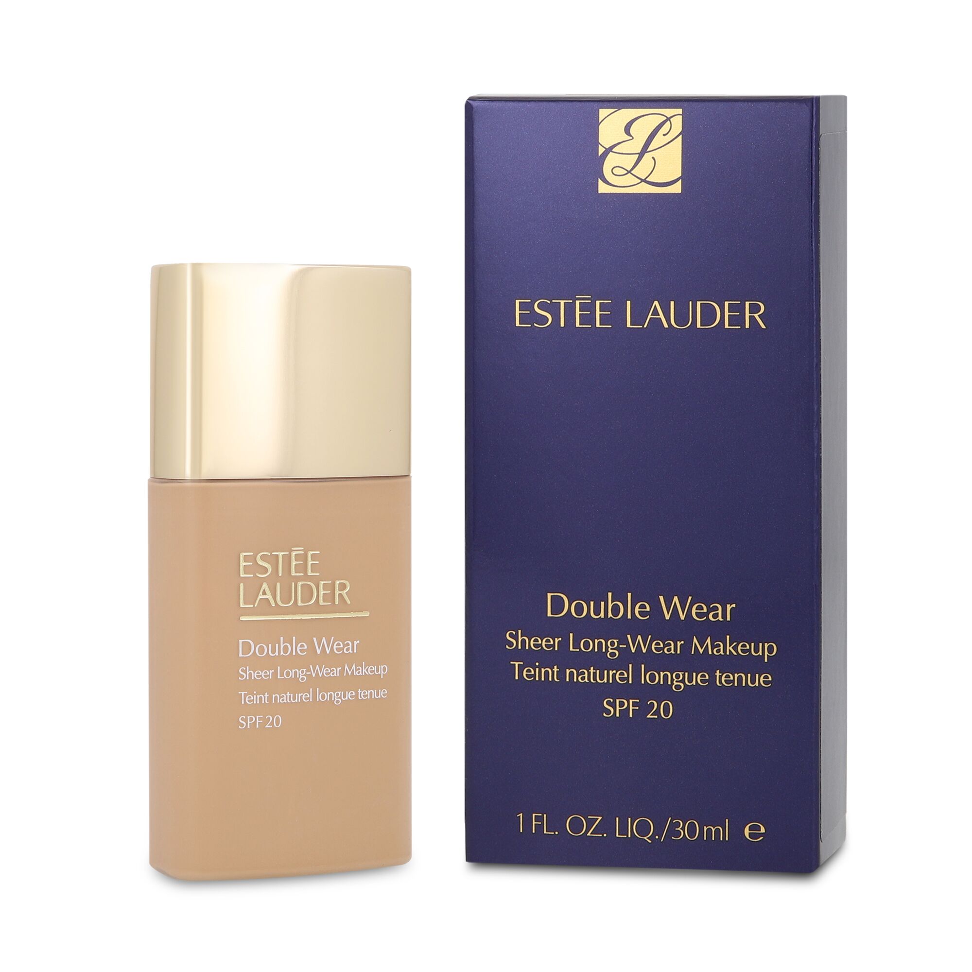 Foto 1 | Base Double Wear Sheer Long Wear Makeup Spf20 -4n1 Shell Beige