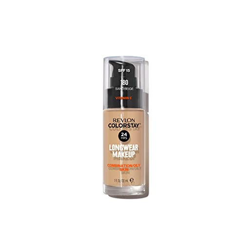 Base De Maquillaje Líquida Revlon Colorstay Con Bomba, 180  - Venta Internacional.