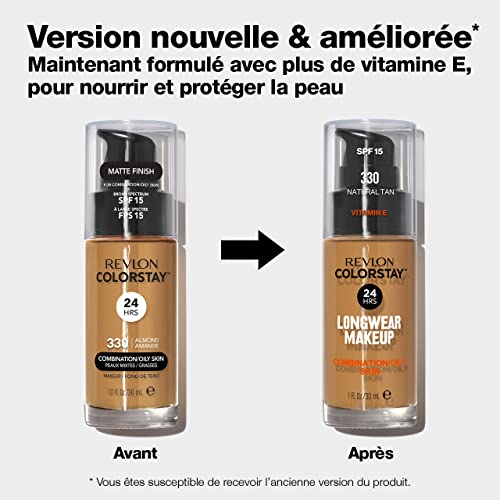 Foto 3 pulgar | Base De Maquillaje Líquida Revlon Colorstay Con Bomba, 180  - Venta Internacional.