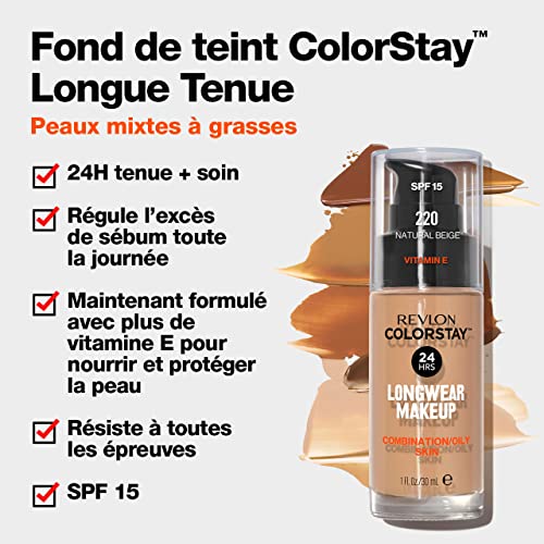 Foto 4 pulgar | Base De Maquillaje Líquida Revlon Colorstay Con Bomba, 180  - Venta Internacional.