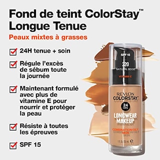 Foto 3 | Base De Maquillaje Líquida Revlon Colorstay Con Bomba, 180 - Venta Internacional.
