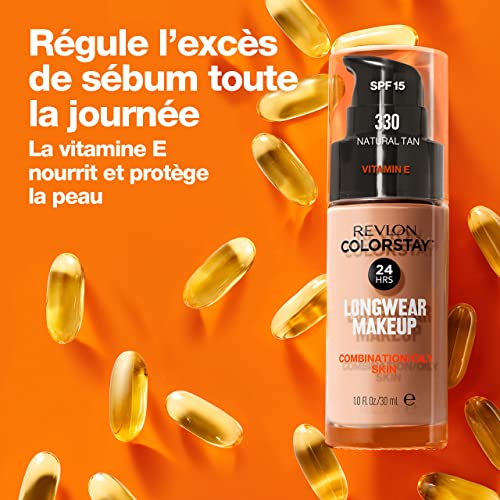 Foto 6 pulgar | Base De Maquillaje Líquida Revlon Colorstay Con Bomba, 180  - Venta Internacional.