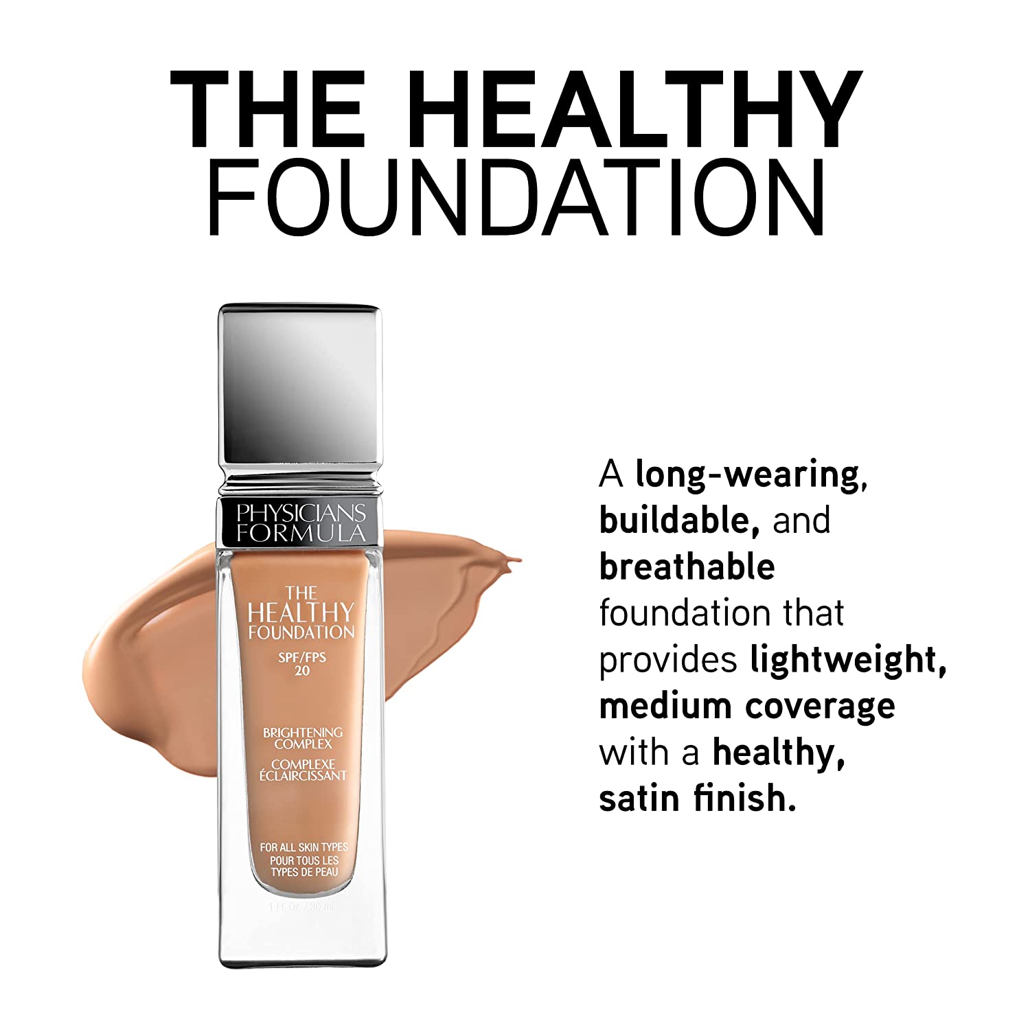 Foto 2 | Base Liquida De Maquillaje Physicians Formula Foundation Dark Warm 2