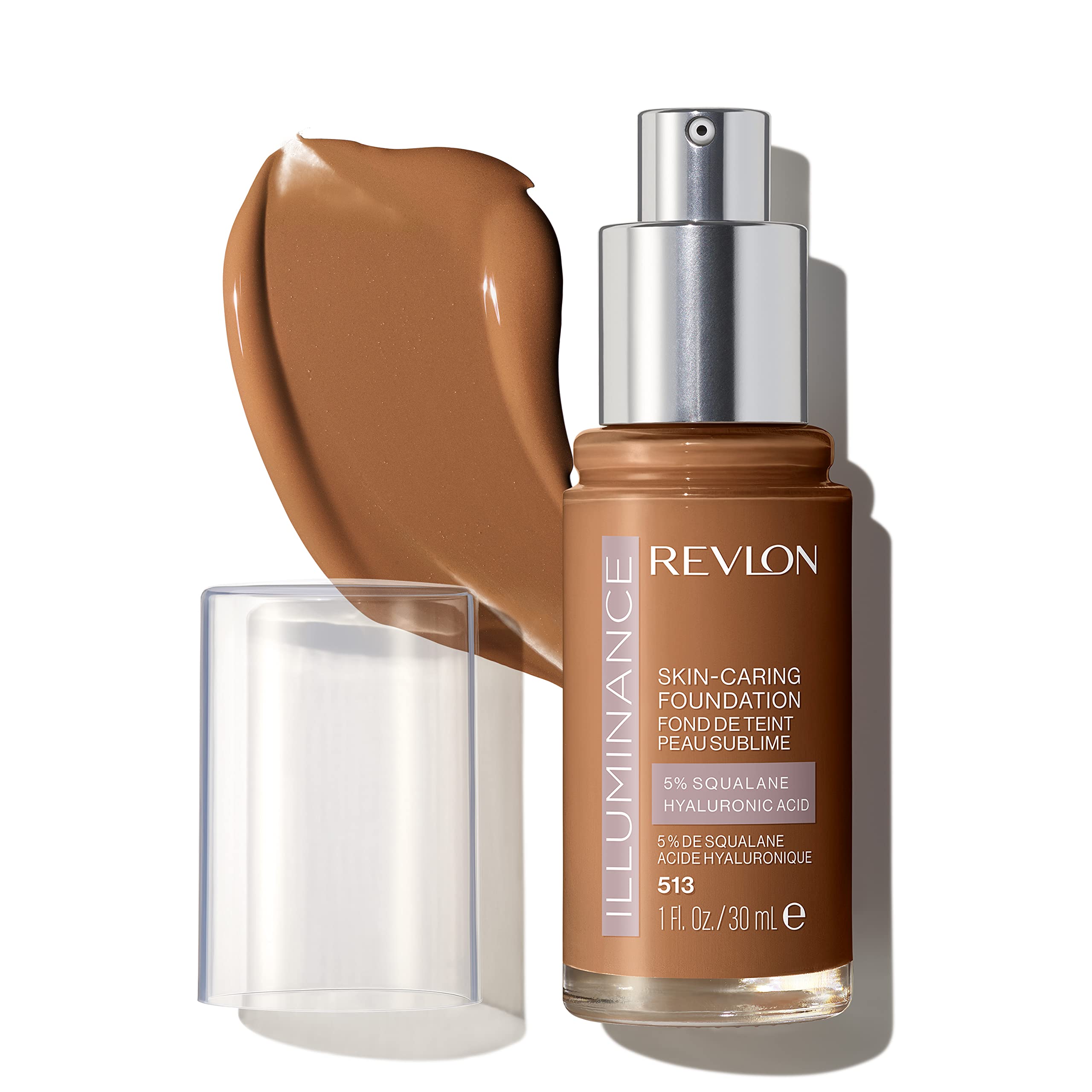 Foto 2 pulgar | Liquid Foundation Revlon Illuminance 513 Gamuza Marrón - Venta Internacional