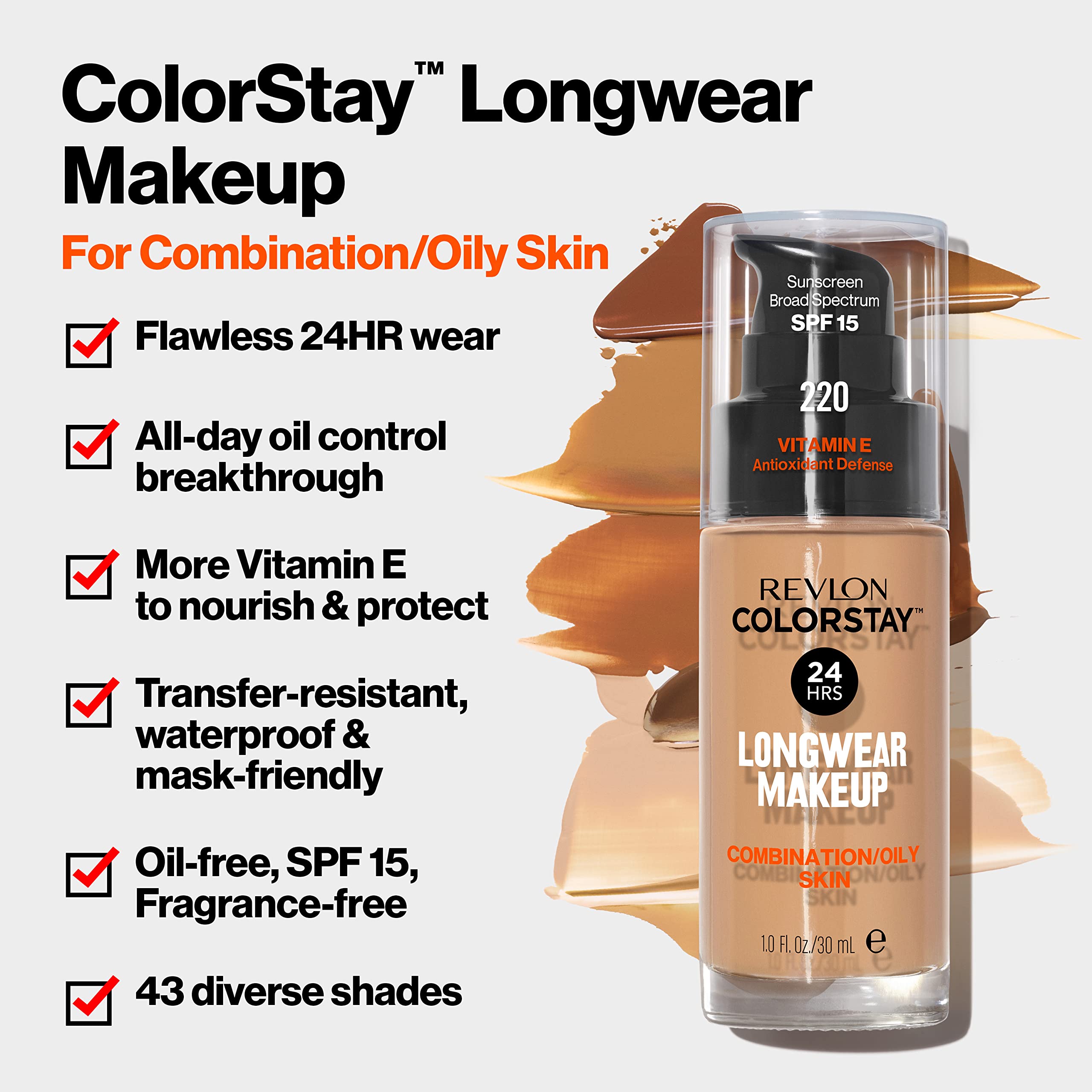 Foto 3 | Base Líquida Revlon Colorstay Butterscotch 30 Ml Spf15 - Venta Internacional