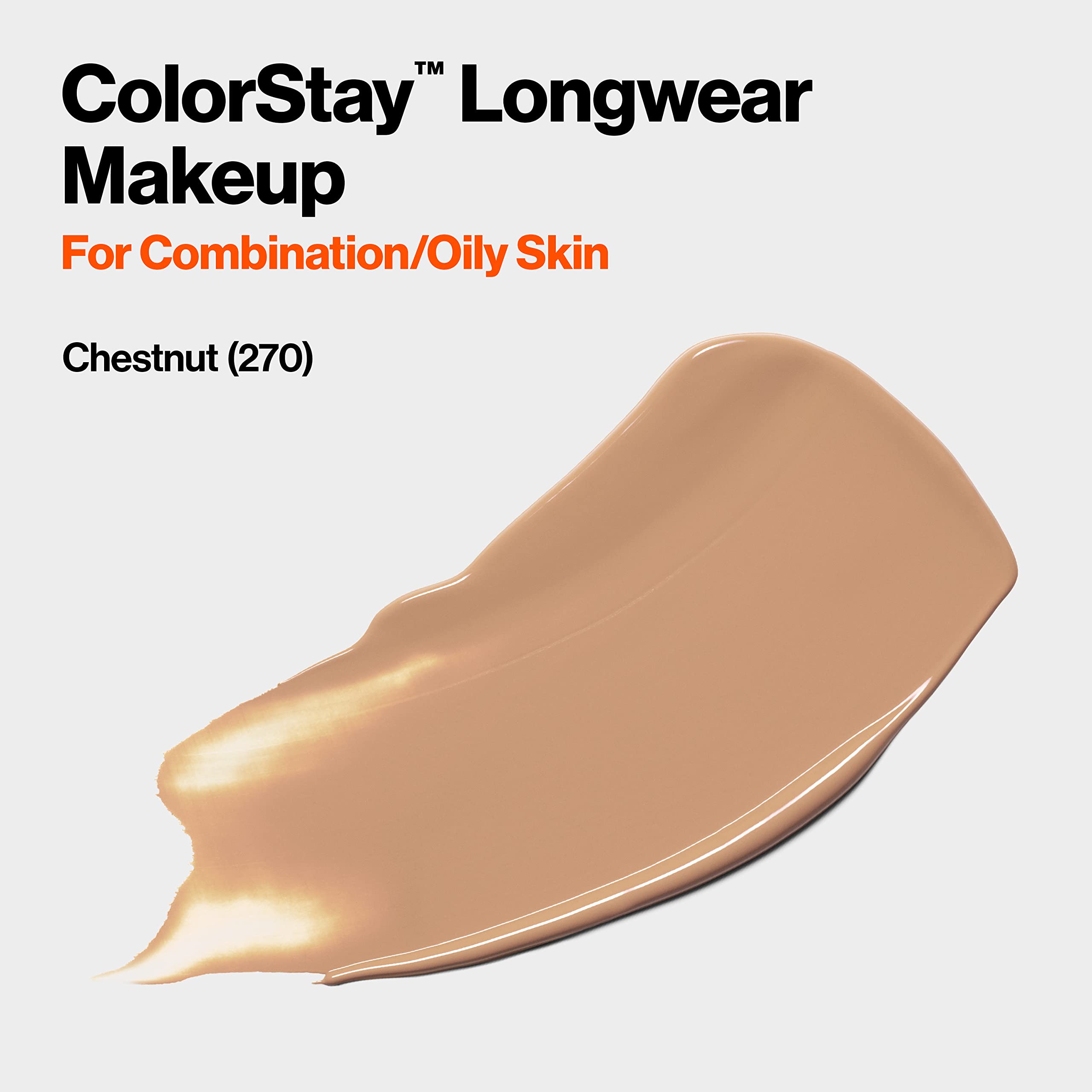 Foto 2 | Base De Maquillaje Líquida Revlon Colorstay Chestnut 30 Ml Spf15 - Venta Internacional.