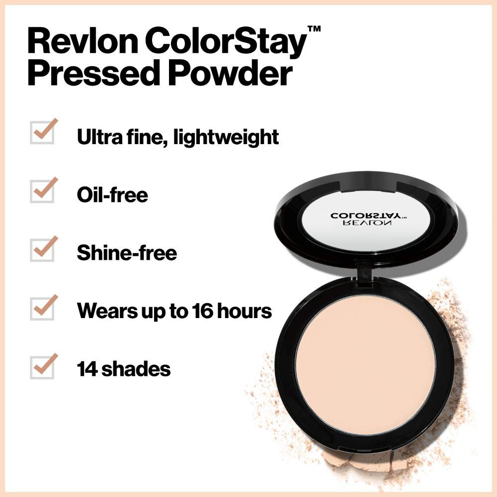 Foto 2 | Base De Maquillaje En Polvo Revlon Colorstay Cappuccino (410) Sin Aceite - Venta Internacional.