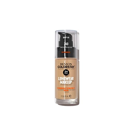Foto 2 pulgar | Base Revlon Colorstay Medium Beige 240 Para Piel Grasa - Venta Internacional