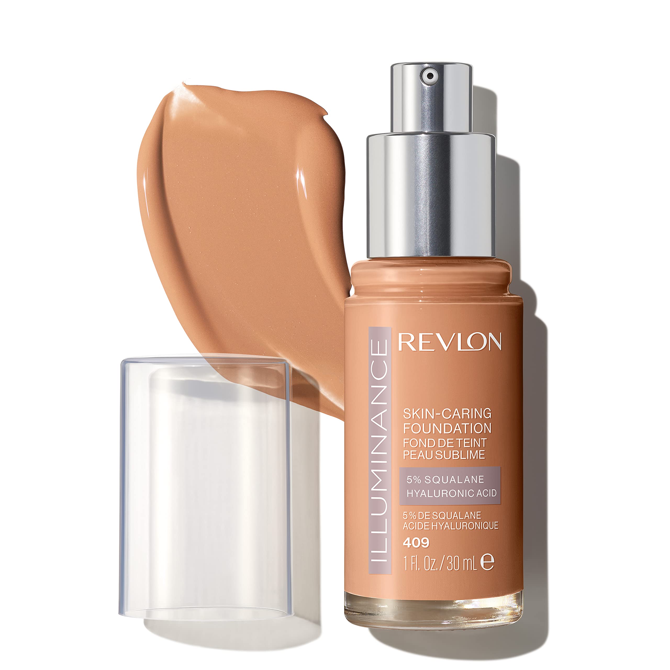 Base de Maquillaje Líquida Revlon Illuminance 409 Brulee con Ácido Hialurónico - Venta Internacional