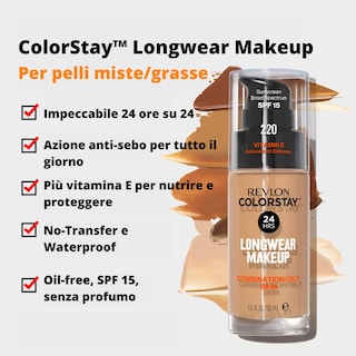 Foto 3 | Base Revlon Colorstay 350 Bronceado Intenso para Piel Grasa Mixta 30 ml - Venta Internacional