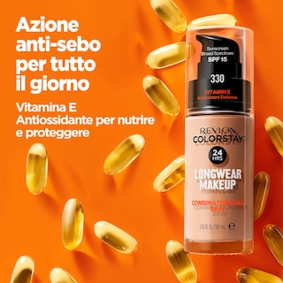 Foto 4 | Base Revlon Colorstay 350 Bronceado Intenso para Piel Grasa Mixta 30 ml - Venta Internacional