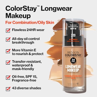 Foto 3 | Base De Maquillaje Líquida Revlon Colorstay Java (620) 30 Ml Spf15 - Venta Internacional.
