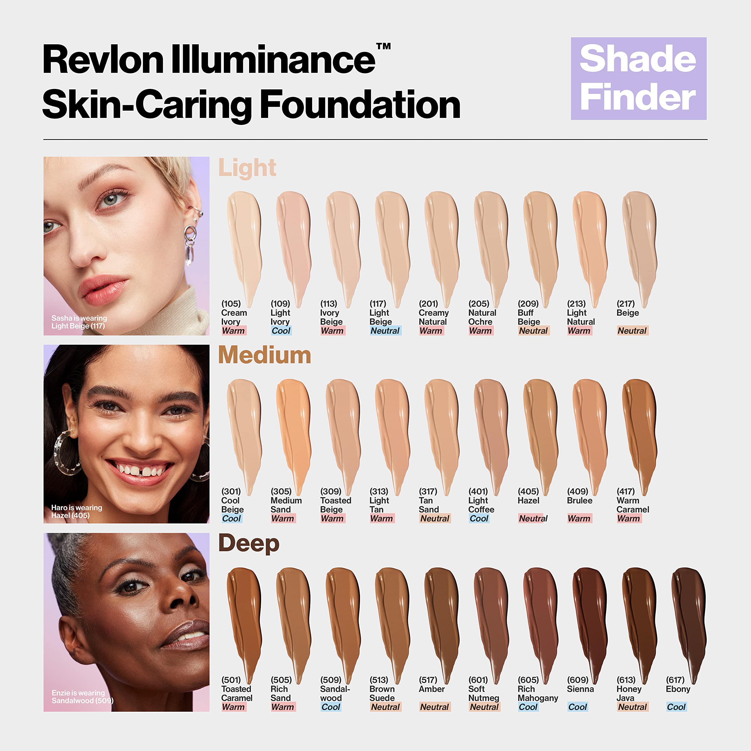 Foto 5 pulgar | Base de Maquillaje Líquida Revlon Illuminance 117 Beige Claro - Venta Internacional