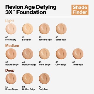 Foto 6 | Base Líquida Revlon Antienvejecimiento 3xface 30 ml Spf 30 - Venta Internacional
