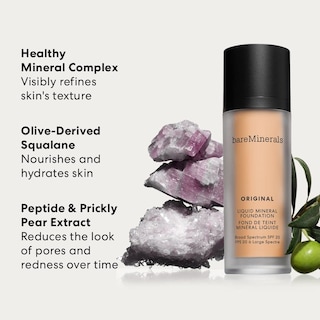 Foto 4 | Base De Maquillaje Mineral Líquida Bareminerals Original Spf 20 - Venta Internacional.