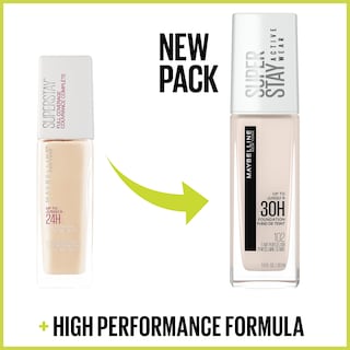 Foto 6 | Base Líquida Maybelline Super Stay De Cobertura Total Durante 30 Horas - Venta Internacional.