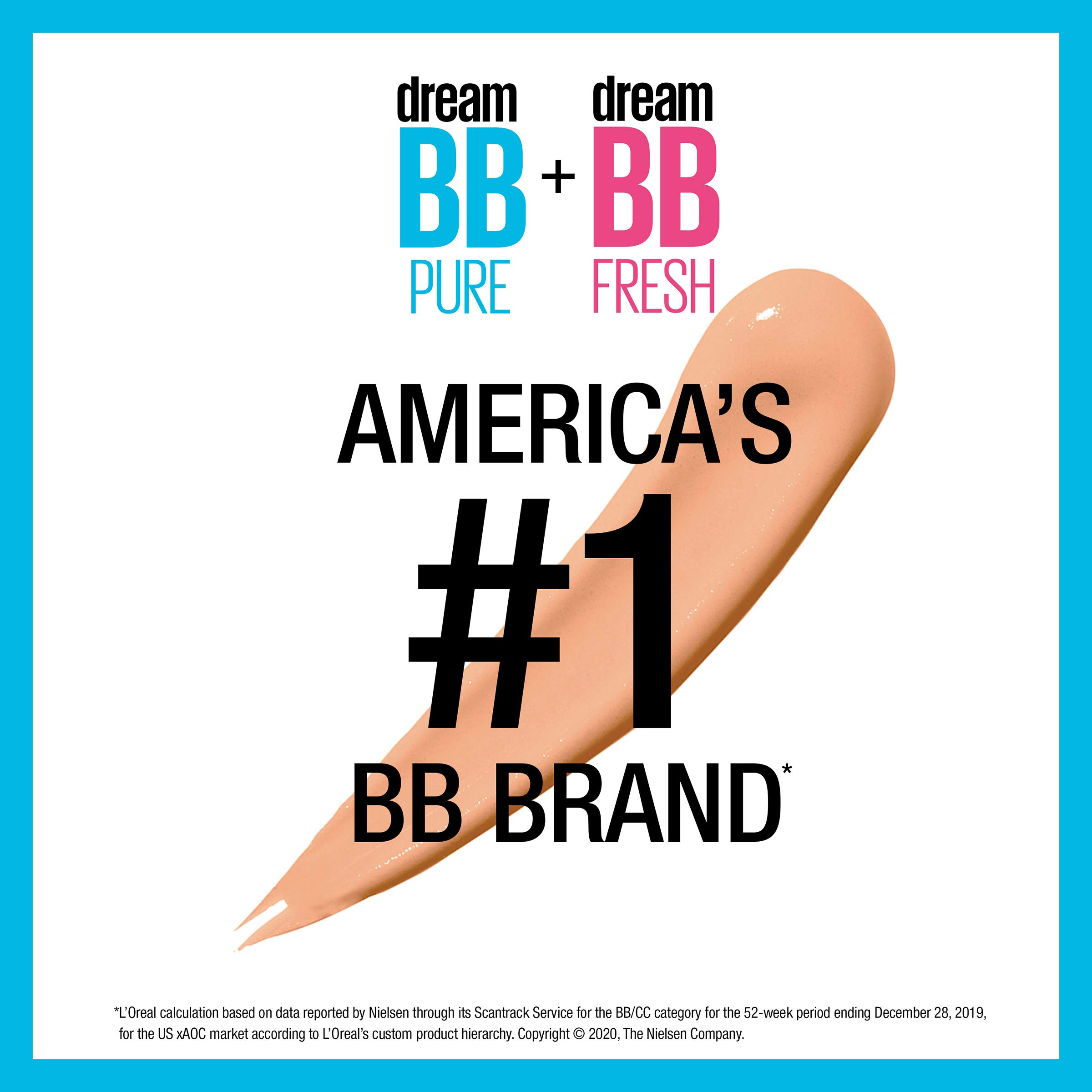 Foto 3 pulgar | Crema BB Cream Maybelline Dream Pure Skin Clearing 8 en 1 Light - Venta Internacional