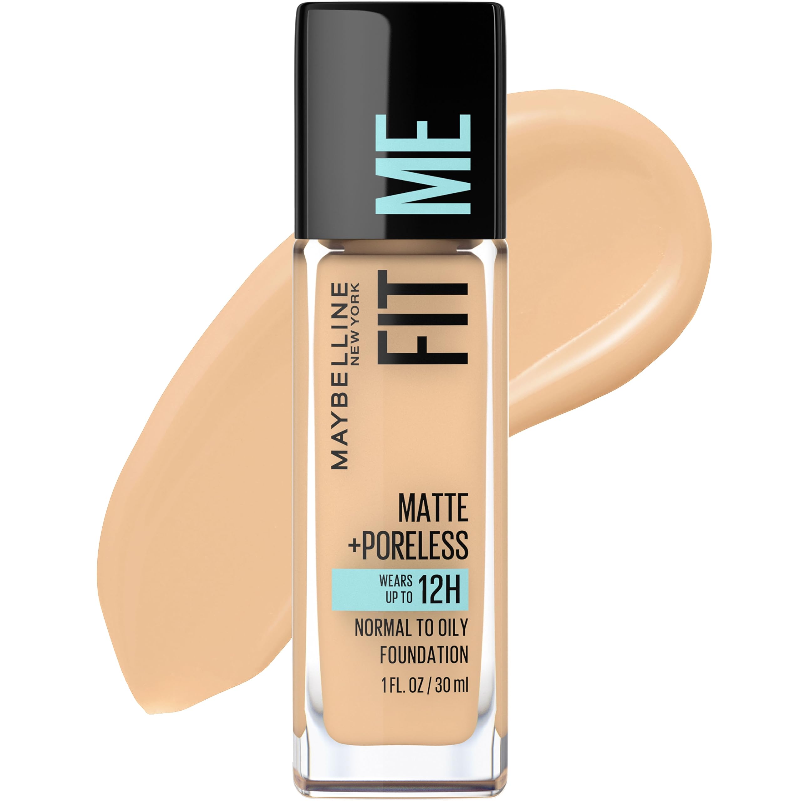 Foto 2 pulgar | Base de Maquillaje Maybelline Fit Me Matte + Porreless Warm Nude - Venta Internacional