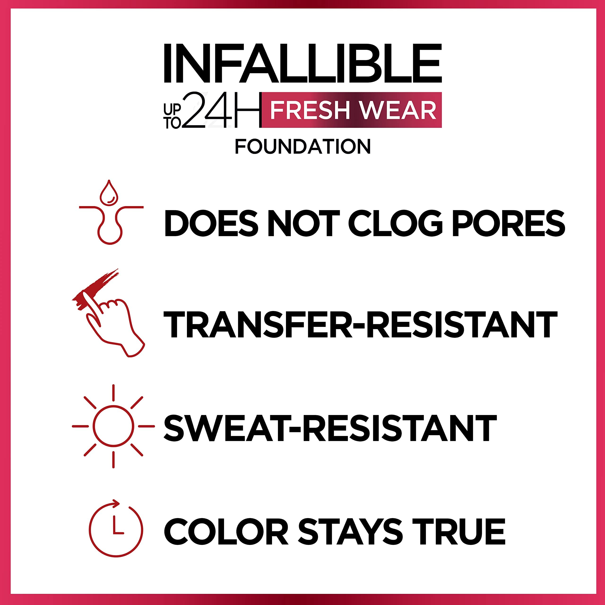 Foto 7 pulgar | Base L'Oreal Paris Infallible Hasta 24 Horas con Vainilla Rosa 30 ml - Venta Internacional