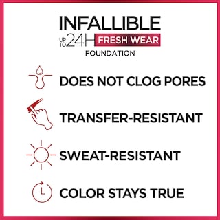 Foto 6 | Base L'Oreal Paris Infallible Hasta 24 Horas con Vainilla Rosa 30 ml - Venta Internacional
